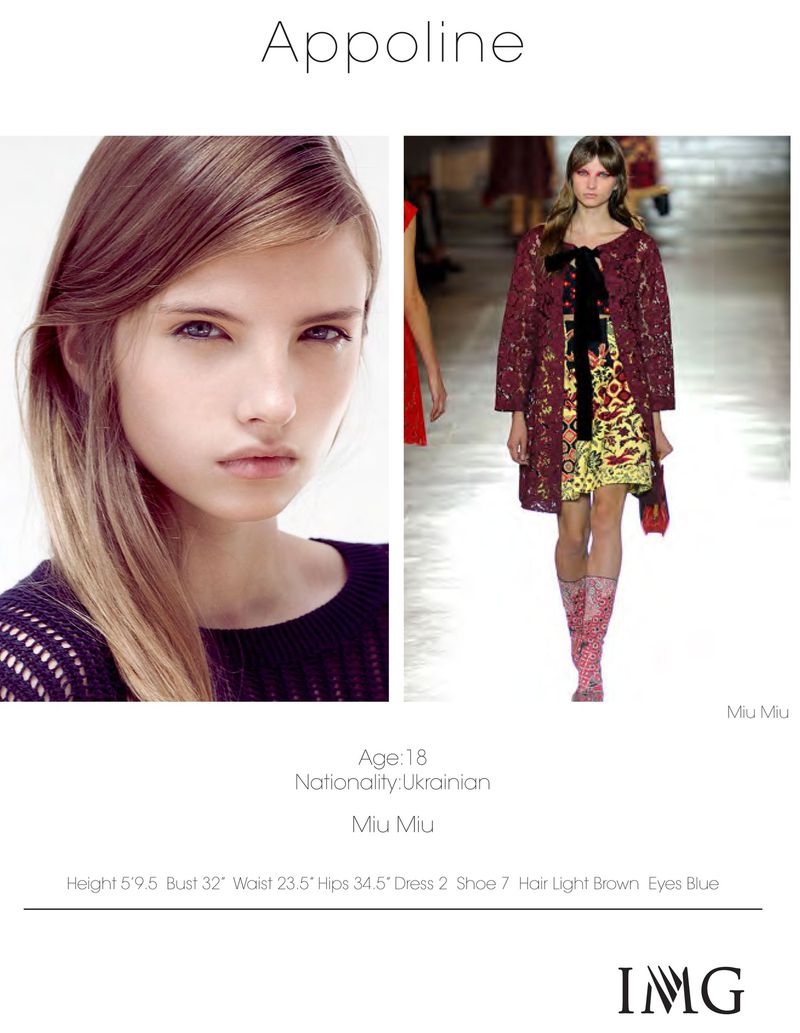 IMG Models New Faces S/S 12 Shows (Various Shows)