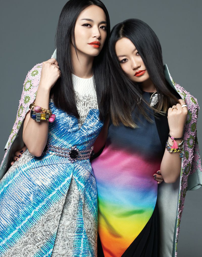 Actress Yao Chen and stylist Lucia Liu (Harper's Bazaar China) Actress Yao Chen and stylist Lucia Liu (Harper's Bazaar China)