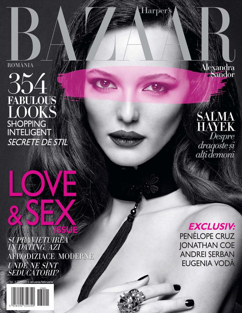 Harper's Bazaar Romania January 2013 Cover (Harper's Bazaar Romania)