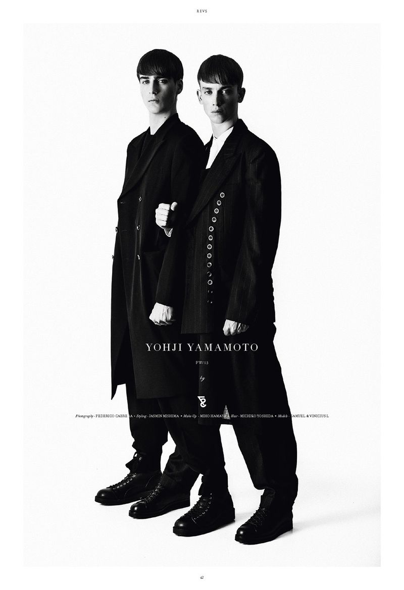 YOHJI YAMAMOTO HOMME FW13/14 (REVS Magazine)