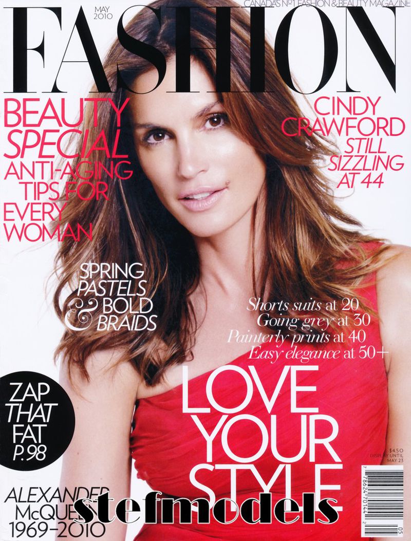 Fashion Magazine May 2010 Cover (Fashion Magazine Canada)