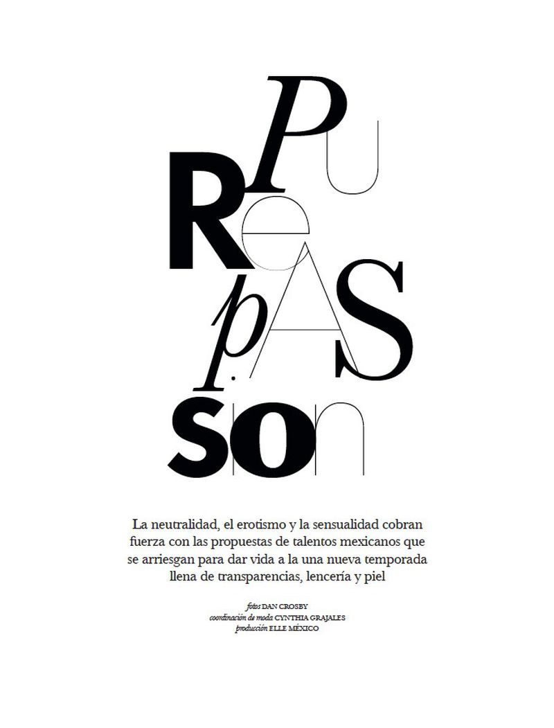PURE PASION (Elle Mexico)