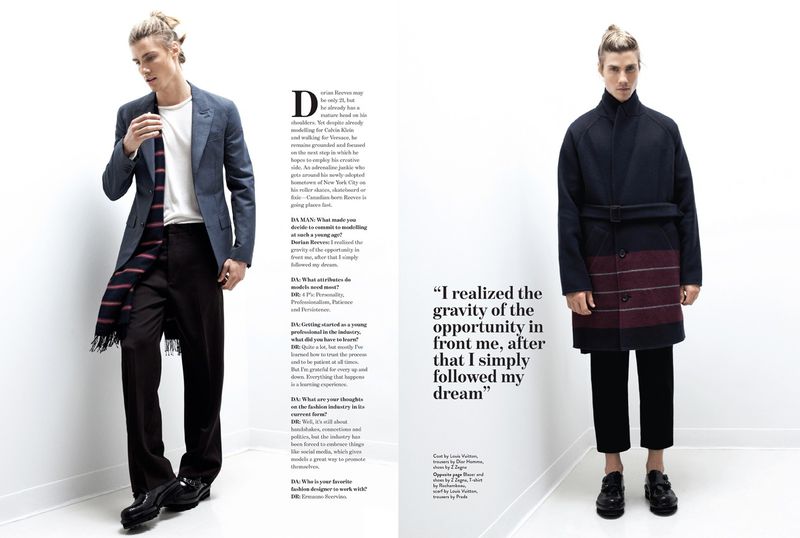 Dorian Reeves Model Never look Back (DA MAN Magazine)