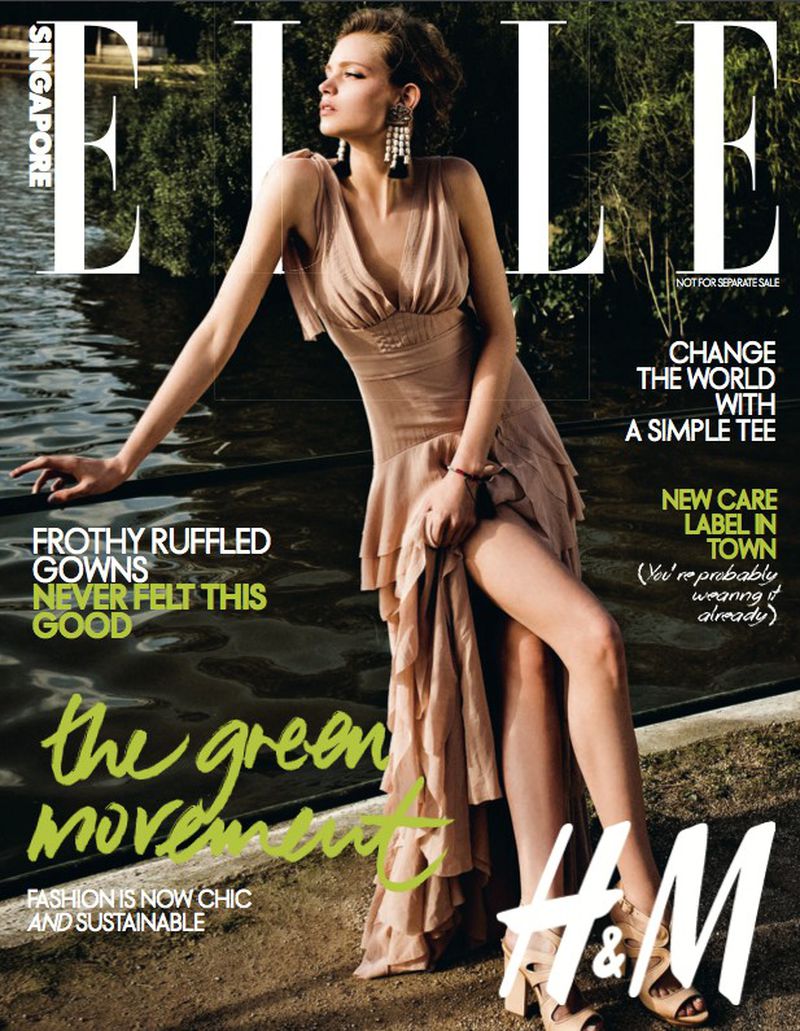 Elle Singapore April 2014 Cover (Elle Singapore)