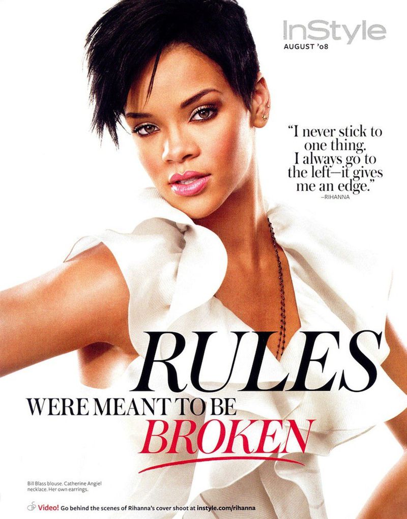 InStyle August 2008 Cover: Rihanna, Revealed (InStyle U.S.)