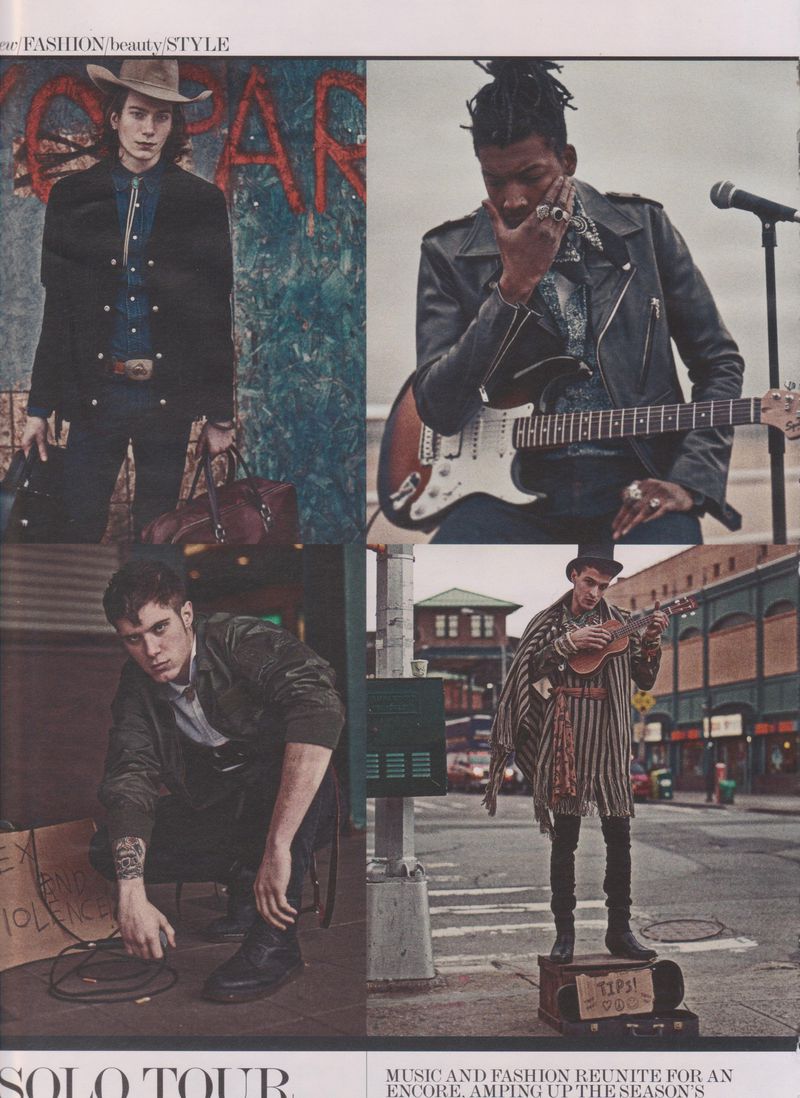 Matthew Davidson Model Solo Tour (Interview Magazine)