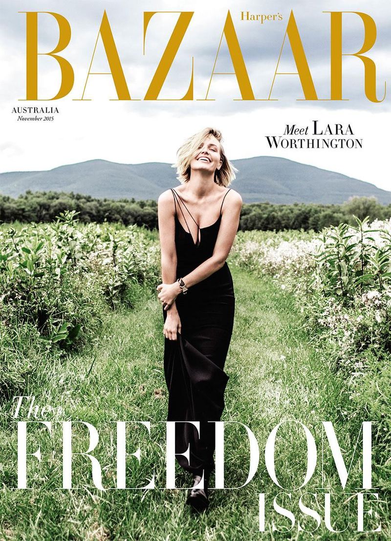 Harper's Bazaar Australia November 2015 Cover (Harper's Bazaar Australia)