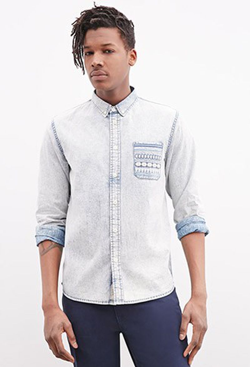 Matthew Davidson Model Forever 21 Spring 2015 Men's Lookbook (Forever 21)
