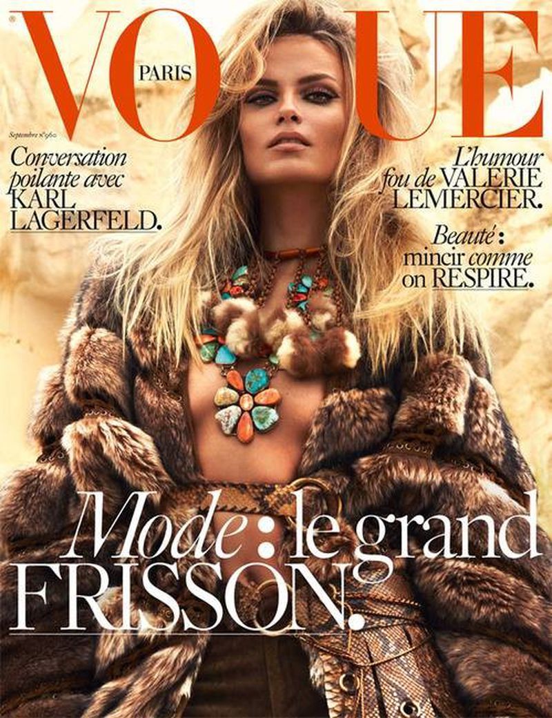 Vogue Paris September 2015 Cover (Vogue France)