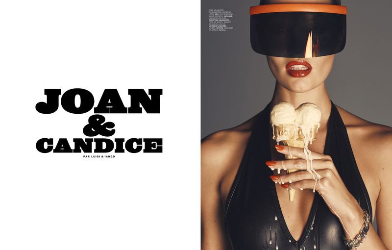 lui magazineキャンディス Joan & Candice (Lui Magazine France)