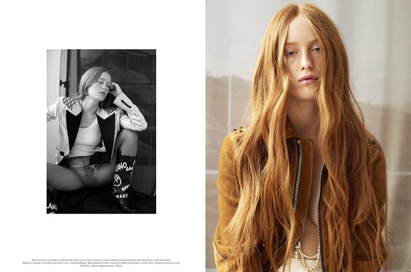 India Salvor Menuez (L'Officiel Italia)