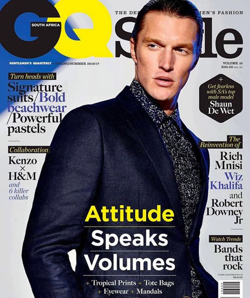 GQ Style South Africa S S 16 Cover GQ Style South Africa 