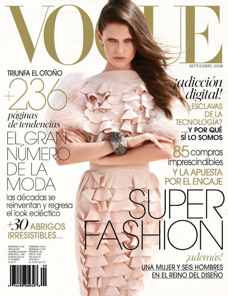 Vogue Mexico September 2008 Cover (Vogue Mexico)