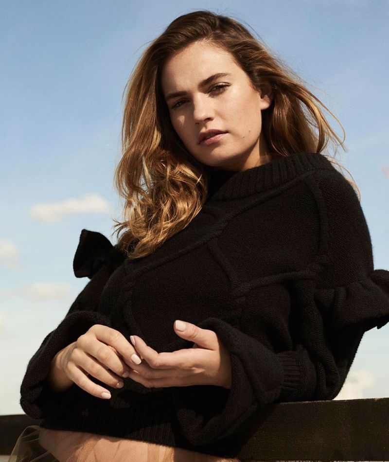 Lily James image by Akvilė Lily james