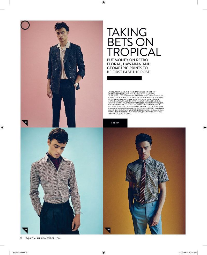 OUTFITTERS The New Spring Racing Guide (GQ Australia)