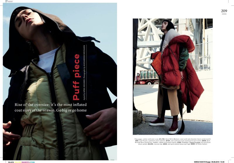 PUFF PIECE (Marie Claire UK)