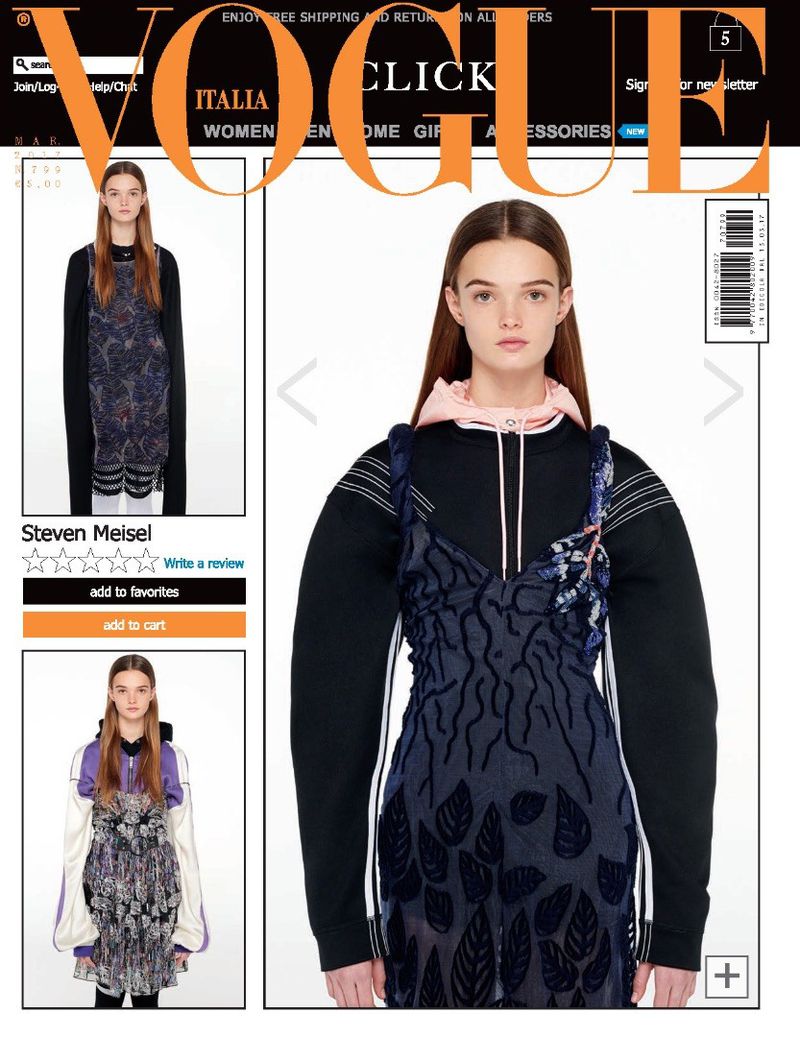 Vogue Italia March 2017 Cover (Vogue Italia)