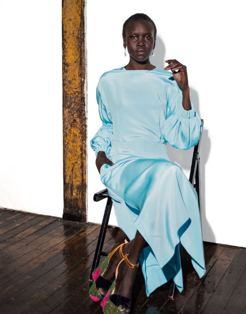 Alek Wek (L’Officiel Indonesia )