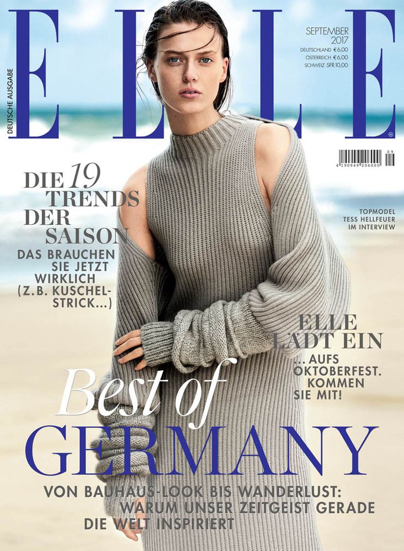 Elle Germany September 2017 Cover (Elle Germany)