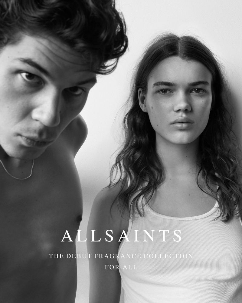 AllSaints The Debut Fragrance Collection Campaign Autumn 2018 (AllSaints)