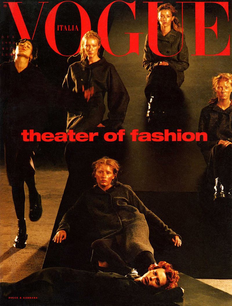 Vogue Italia October 1998 Cover (Vogue Italia)