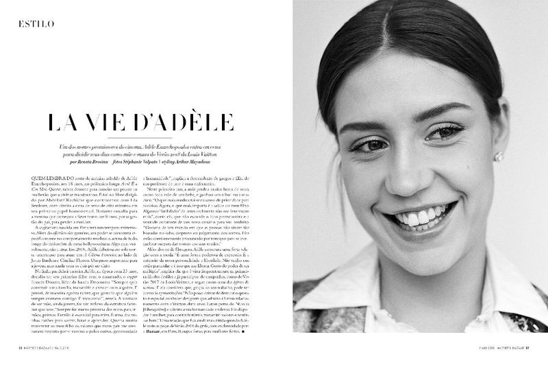 Adele Exarchopoulos (Harper's Bazaar Brazil)