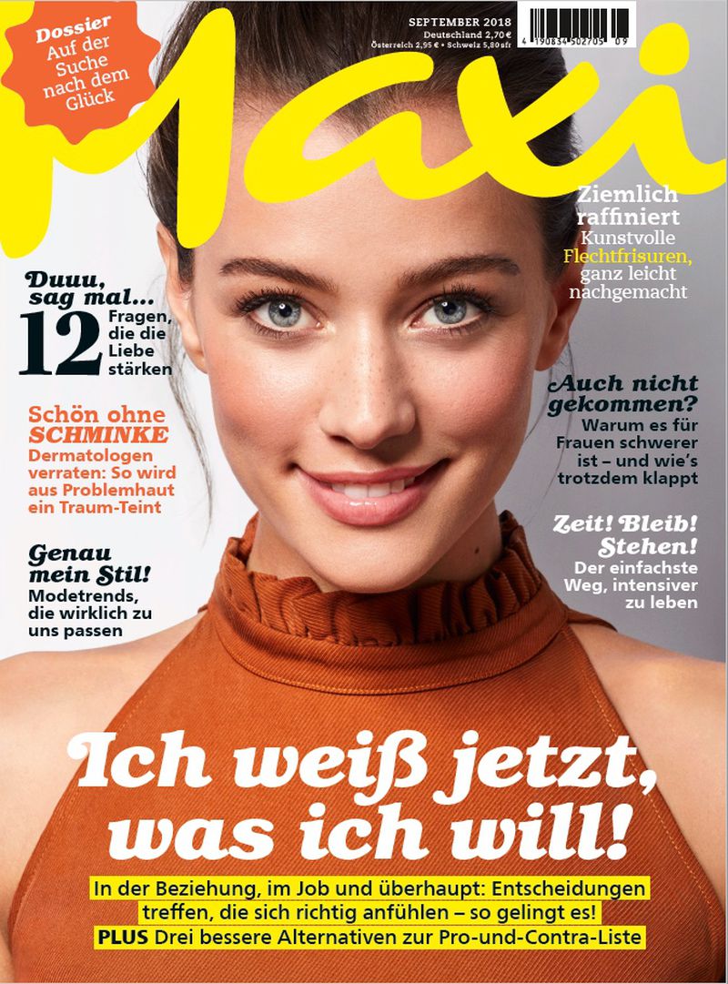 MAXI Germany Cover September 2018 (Various Covers)