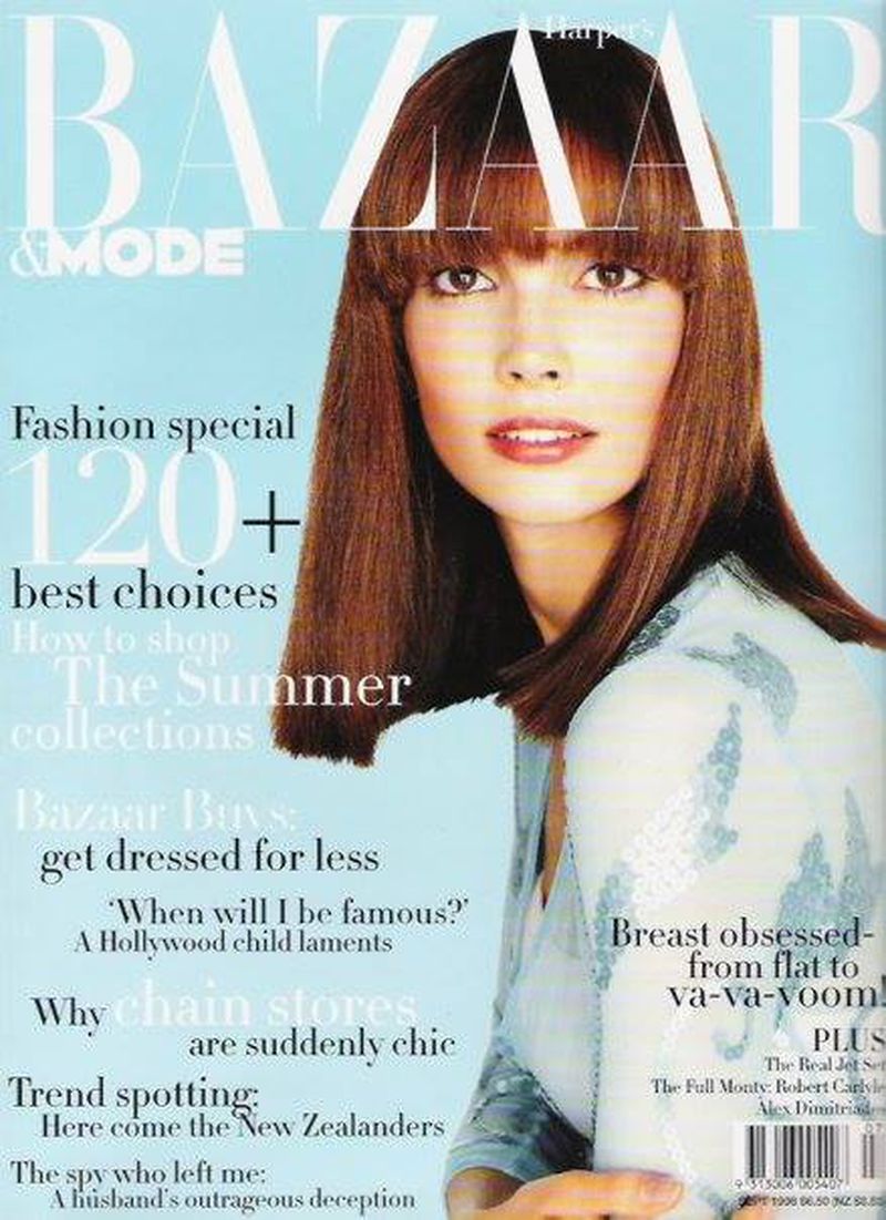 Harper's Bazaar Australia October 1998 Cover (Harper's Bazaar Australia)
