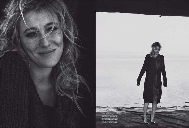 Valeria Bruni Tedeschi by Peter Lindbergh (Vogue Italia)