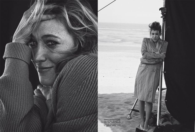 Valeria Bruni Tedeschi by Peter Lindbergh (Vogue Italia)