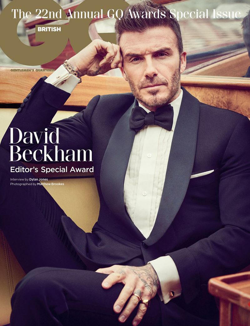 David Beckham British Gq