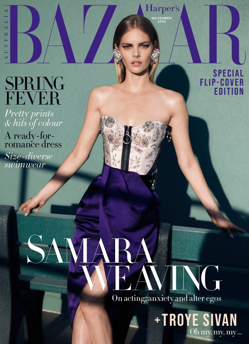 Harper's Bazaar Australia November 2019 Cover- Flip Cover Edition ...