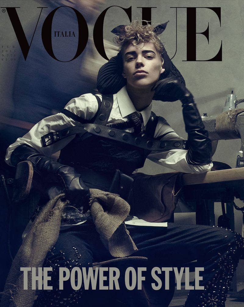 Vogue Italia February 2015 Cover (Vogue Italia)