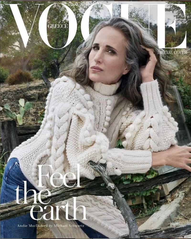 ANDIE MACDOWELL DIGITAL COVER (Vogue Greece)