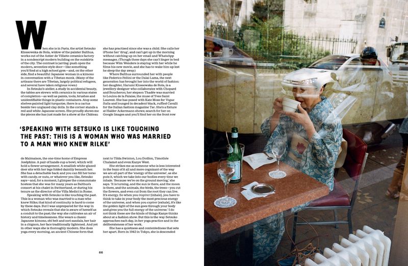 Setsuko Klossowska for Cloakroom Magazine (Various Editorials)