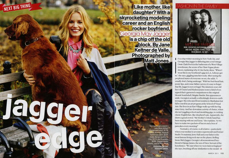 Jagger Edge Georgia May Jagger Teen Vogue Jagger Edge Georgia May Jagger Teen Vogue