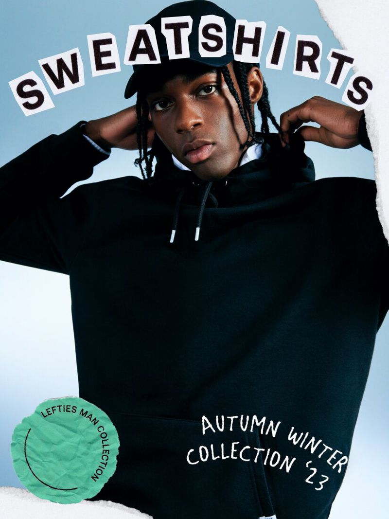 Lefties Sweatshirt Lookbook Autumn Winter Collection 23 (Lefties)