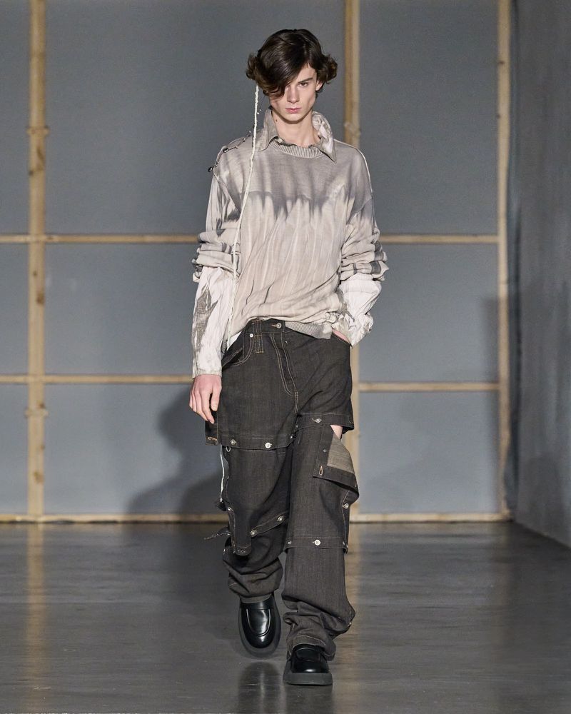 Federico Cina Grey Long Dress main image 1