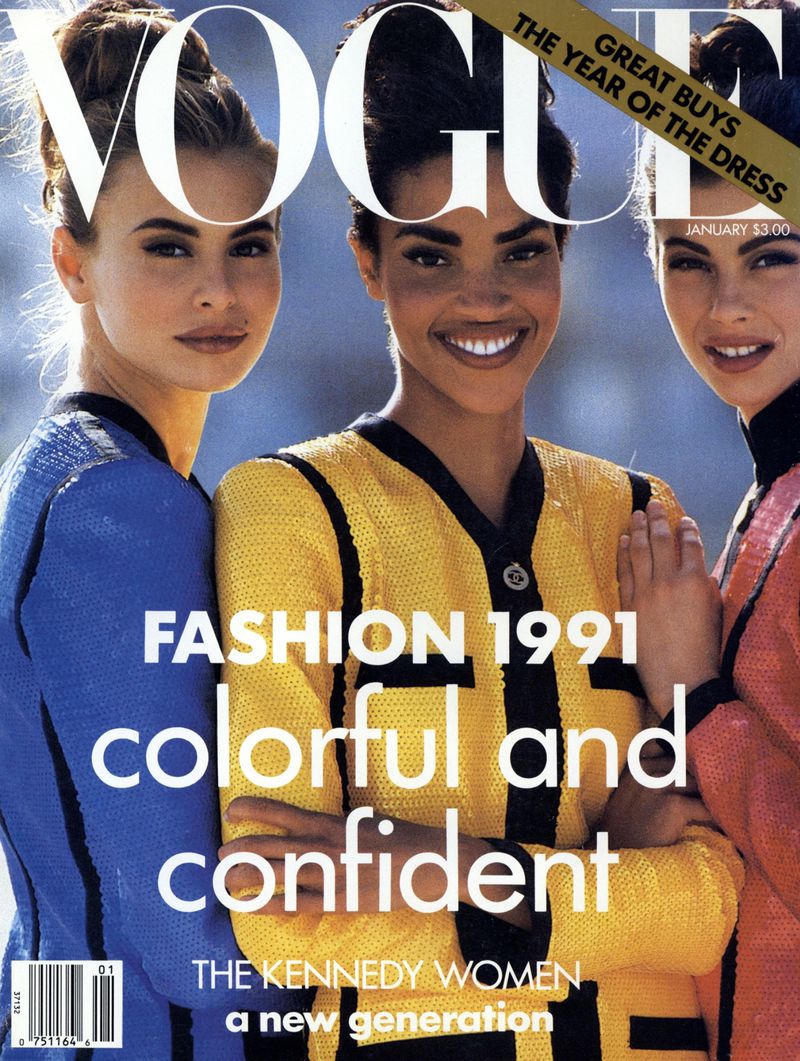 American Vogue January 1991 Cover (American Vogue)