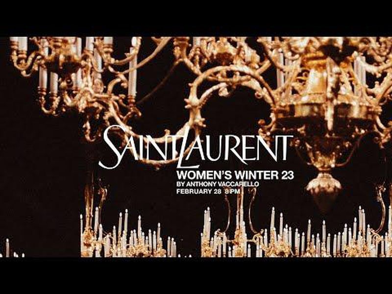 Saint Laurent F/W 23 Show (Saint Laurent)