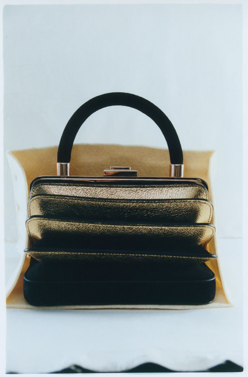Metallic Gold Bags Collection (Gabriela Hearst)