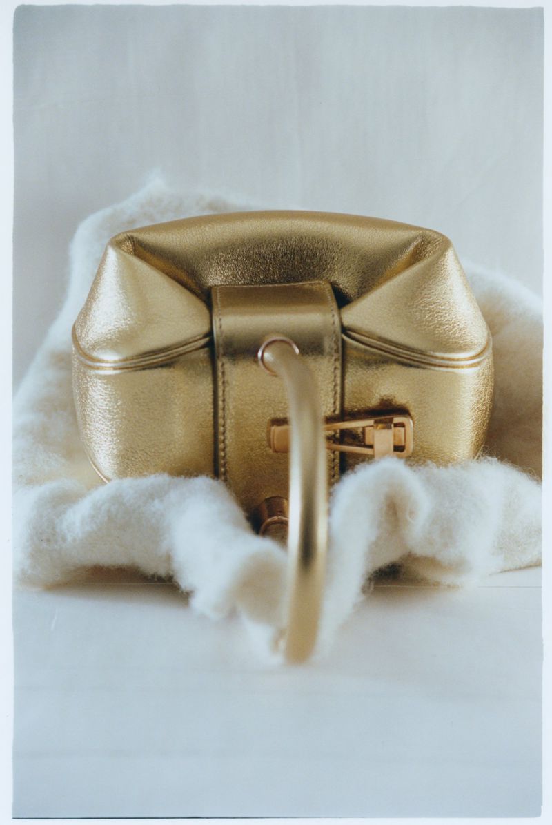 Metallic Gold Bags Collection (Gabriela Hearst)
