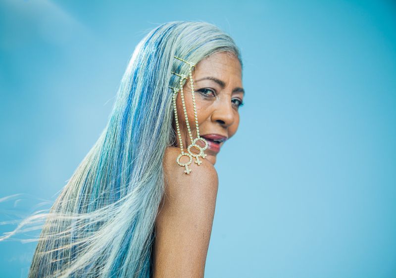 We Made Gray Hair Even Prettier With Pastels by Isak Tiner (The New