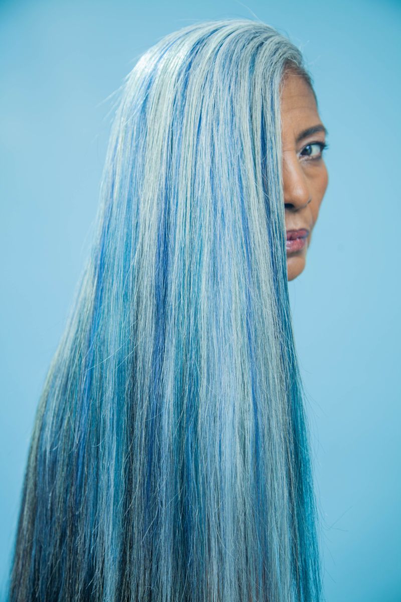 We Made Gray Hair Even Prettier With Pastels by Isak Tiner (The New