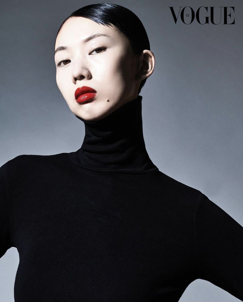 Yixin Zhao by Julia David (Vogue Czechoslovakia)