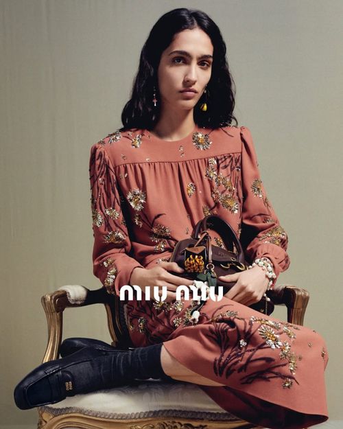 Sara Caballero - Miu Miu Holiday 2024 Campaign