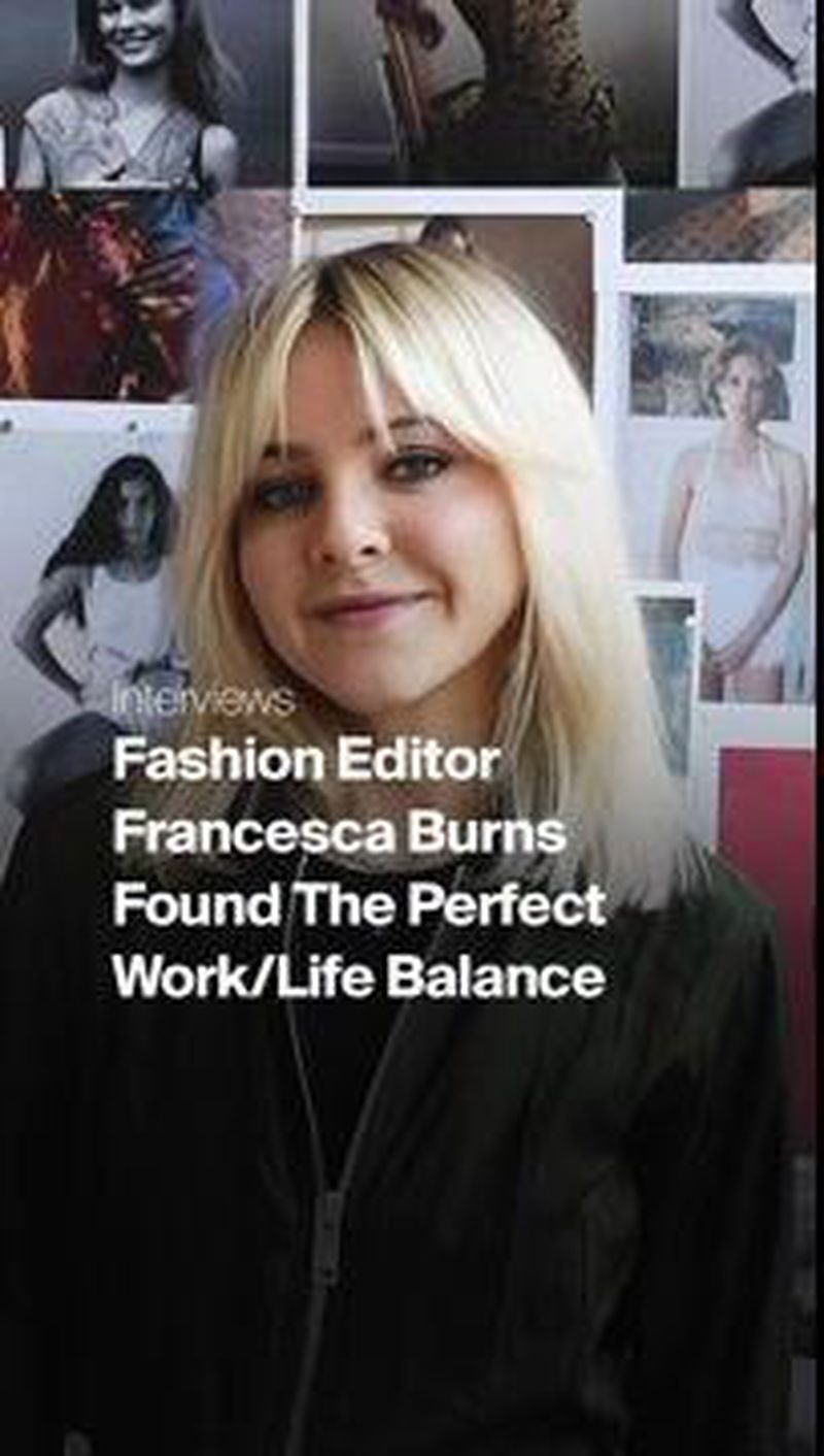 Fashion Editor Francesca Burns Found The Perfect Work/Life Balance