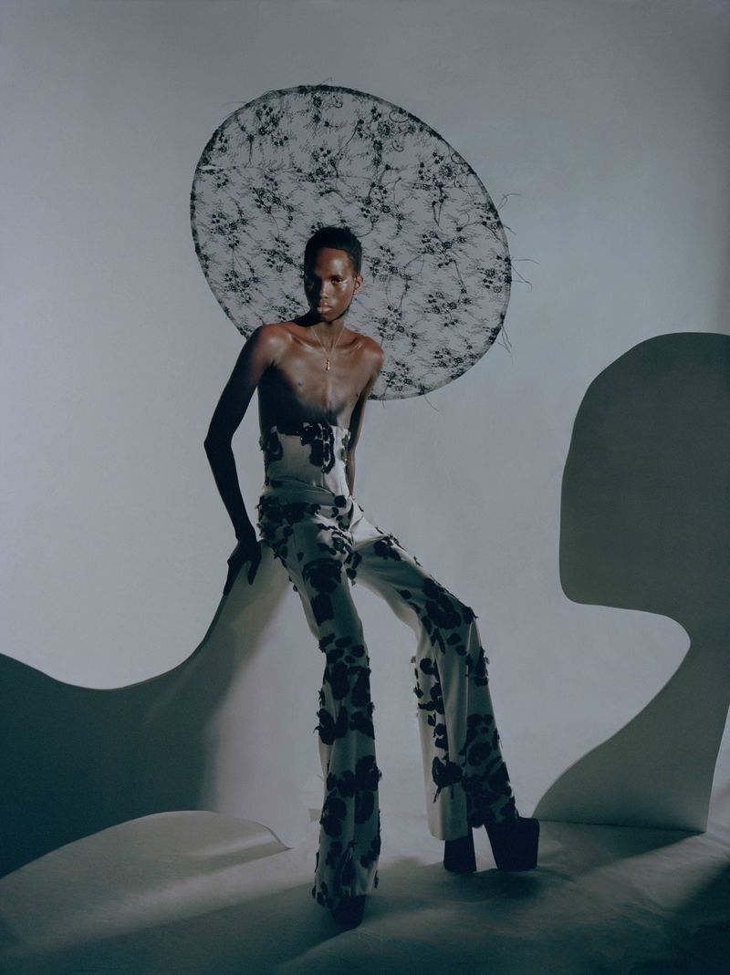 Harris Reed Model Harris Reed's Gender-Fluid Fashion (The New Yorker)