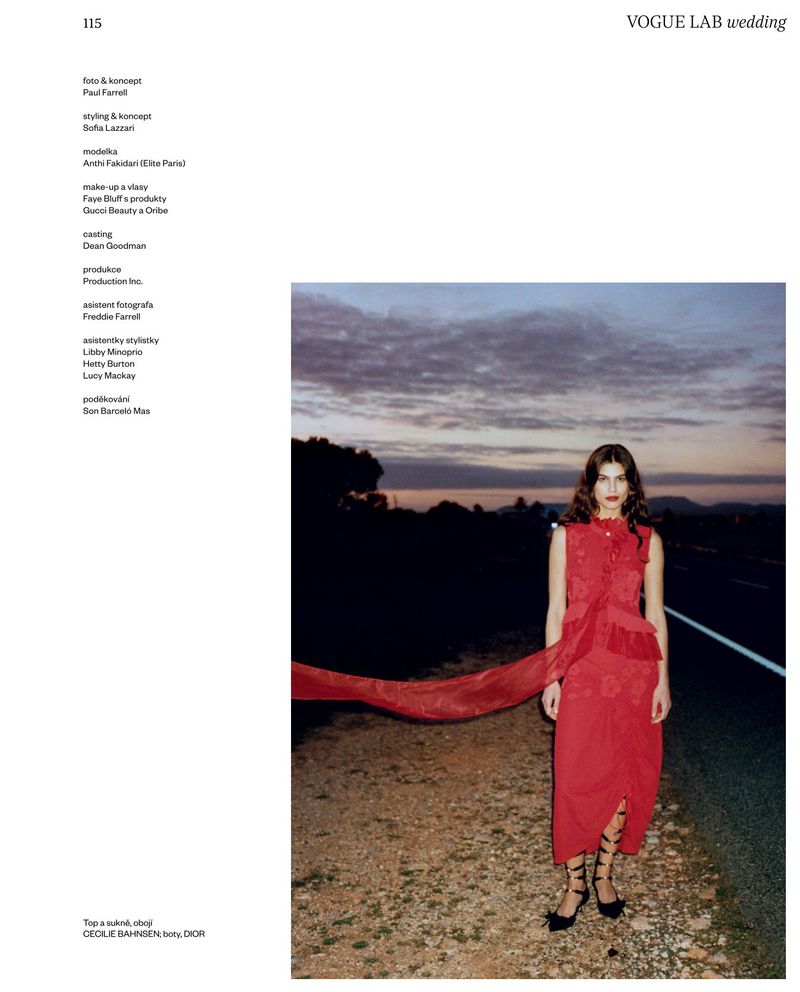 Anthi by Paul Farrell (Vogue Czechoslovakia)