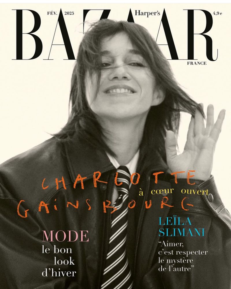 Harper's Bazaar France February 2025 Cover (Harper's Bazaar